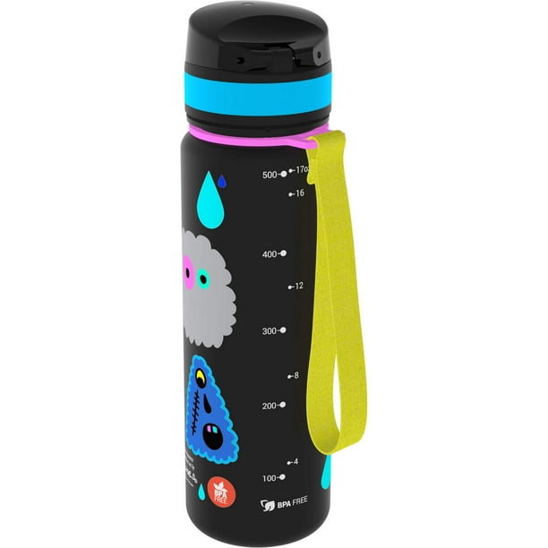 18 oz Ion8 Slim Leak Proof BPA Free Water Bottle 500ml 